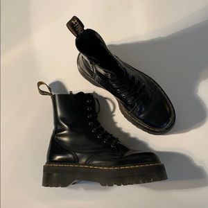 Dr. Martens Jadon Smooth Leather Platform Boots